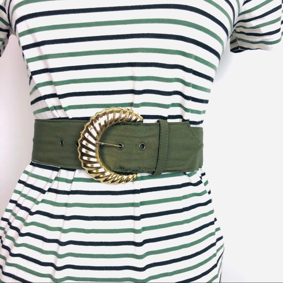 Olive green waist belt Clearance